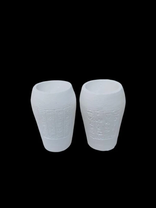 Antik Mısır Vazo Seti 7x4,5cm ürün görseli