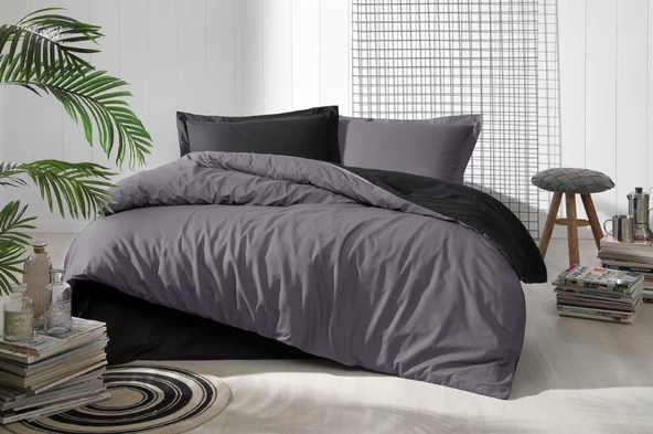 Özdilek Çift Kişilik Ranforce Nevresim Takımı Colormix Düz - 4