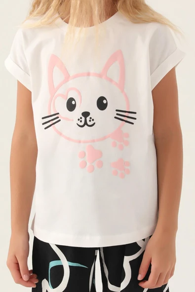 Roly Poly 3397 Cat Kız Çocuk Şort Takım - Resim 9