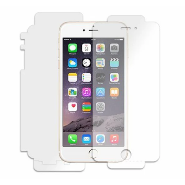 iPhone 6S Plus/6 Plus Uyumlu Ön Arka Koruma 360 Full Kaplama (Şeffaf) - 3