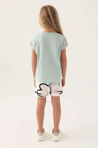 Roly Poly 3397 Cat Kız Çocuk Şort Takım - Resim 5