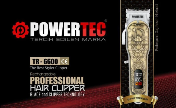 Powertec TR-6600 Saç Kesim Makinası