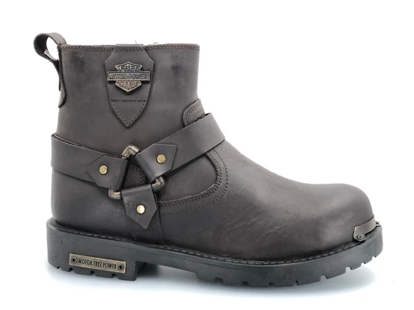 Detectör 712 %100 Hakiki Deri Dallas Halley Motor Bot - Resim 6