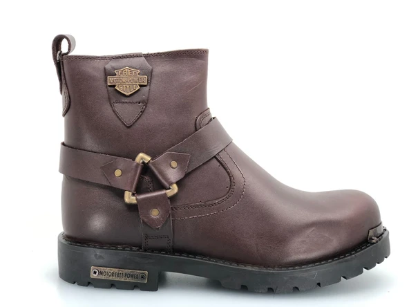 Detectör 712 %100 Hakiki Deri Dallas Halley Motor Bot - Resim 2