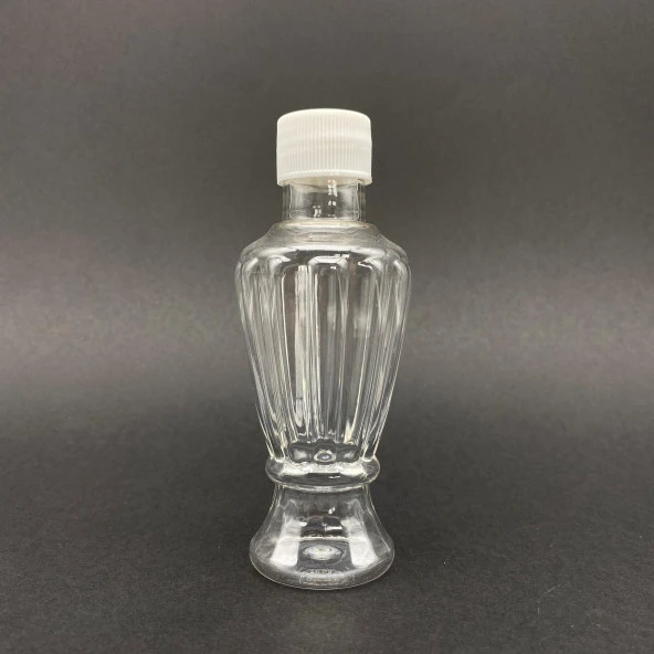 100 cc Campet Vazo Şişe - Beyaz Kapaklı- Vazo Kolonya Şişesi x 10 Adet ürün görseli