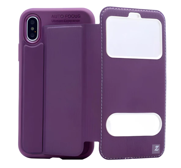 iPhone X/XS Kılıf Zore Dolce Kapaklı Kılıf - Resim 12