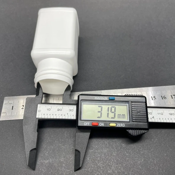 100 cc Mat Beyaz Şişe  - Kapaklı- 100ml Kapsül Kutusu x 10 Adet - Resim 4