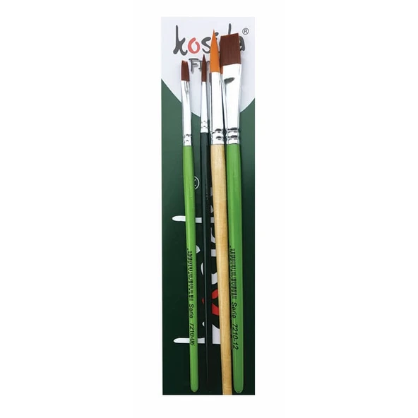 Kosida KF89-4 Okul Fırça Seti (7200(4+8) 7210(6+12))
