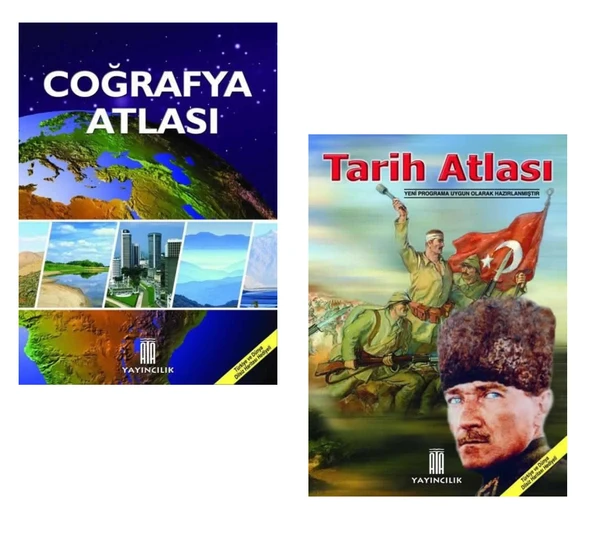 Coğrafya Atlası- Tarih Atlası ürün görseli 1
