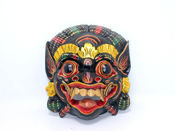 Duvara Asmalı Renkli Maske 22 Cm Taru Merta-3 - 1