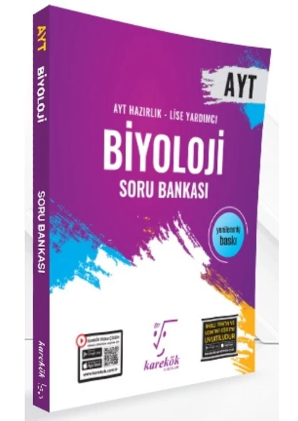 Karekök Yayıncılık AYT Biyoloji Soru Bankası Yeni