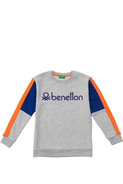 United Colors of Benetton Erkek Kapüşonlu Sweatshirt BNT-B20896