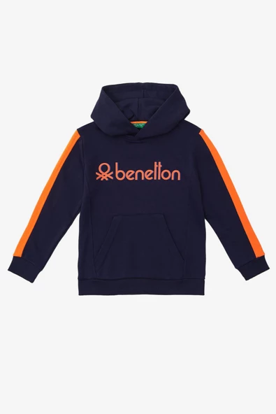 United Colors of Benetton Erkek Kapüşonlu Sweatshirt  BNT-B20898