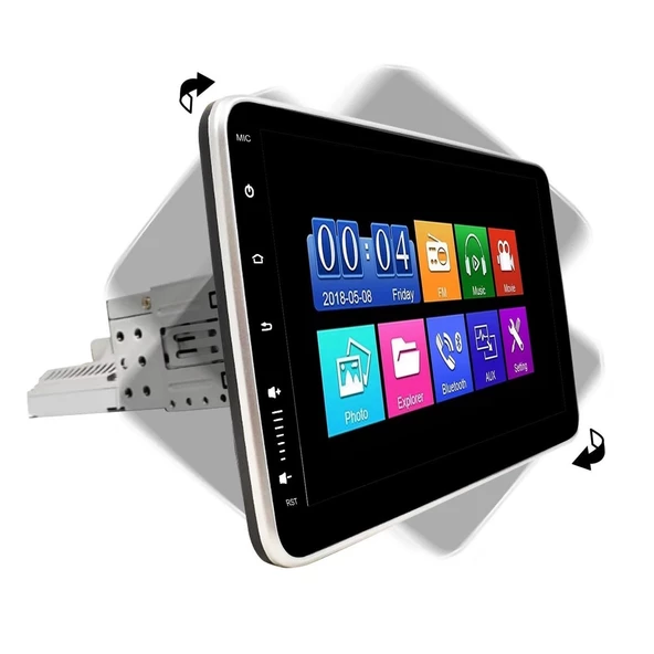 Twogo GO-i3 Tablet Multimedya Android 14 10.1 İnç HD 2+32 GB Oynar Başlık 4x60W Car Play Mirror Link - 2