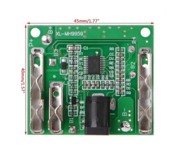5S 20A 21V BMS Koruma Kartı Lityum Batarya 18650 Li-ion Lipo Protection Module - Resim 4