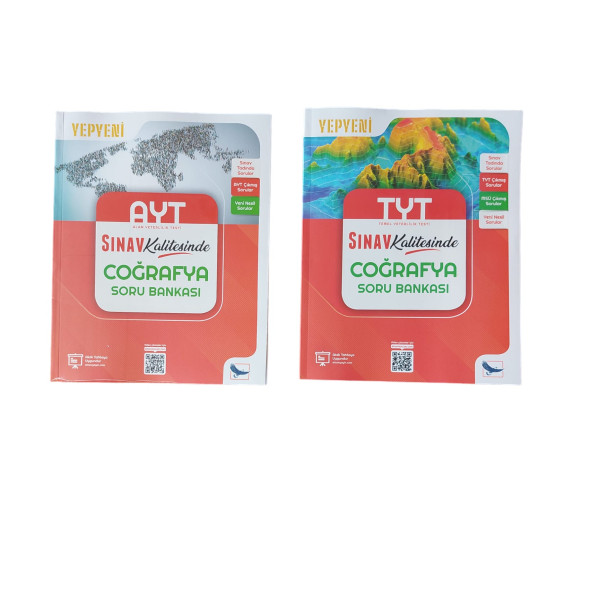 SINAV TYT  AYT COĞRAFYA SORU BANKASI 2Lİ SET