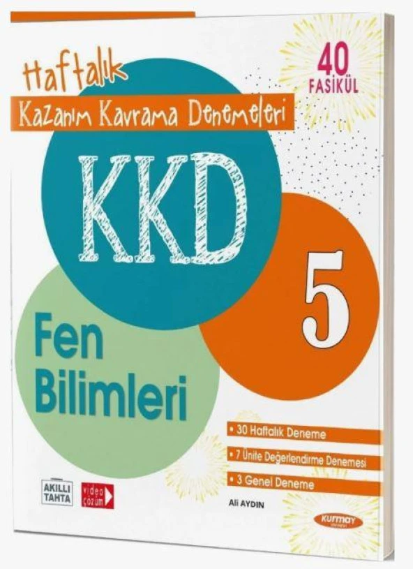 5 FEN BİLİMLERİ HAFTALIK KAZANIM KAVRAMA DENEMELERİ (40 FASİKÜL)