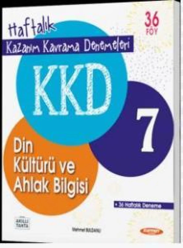 7 DİN KÜLTÜRÜ VE AHLAK BİLGİSİ HAFTALIK KAZANIM KAVRAMA DENEMELERİ (36 FASİKÜL)