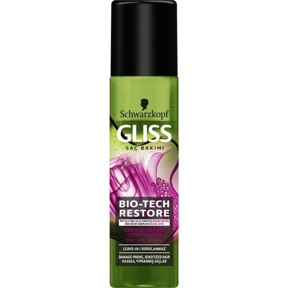 Gliss Schwarzkopf Gliss Bio-Tech Sivi Saç Kremi 200 Ml