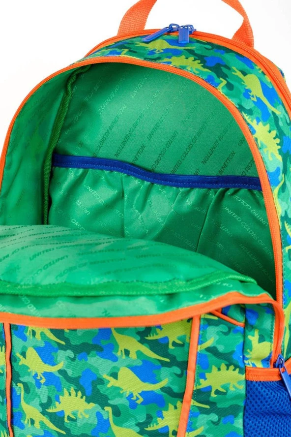 Çocuk Kol Saati Hediyeli Benetton Büyük Kapasiteli Çocuk Okul Çantası B.NT.03660 - 6