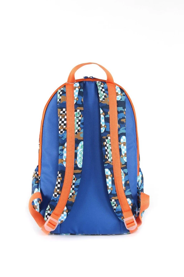 Çocuk Kol Saati Hediyeli Benetton Büyük Kapasiteli Çocuk Okul Çantası B.NT.03693 - 5