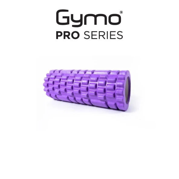 Gymo Pro Series Foam Roller Pilates Masaj Rulosu Mor