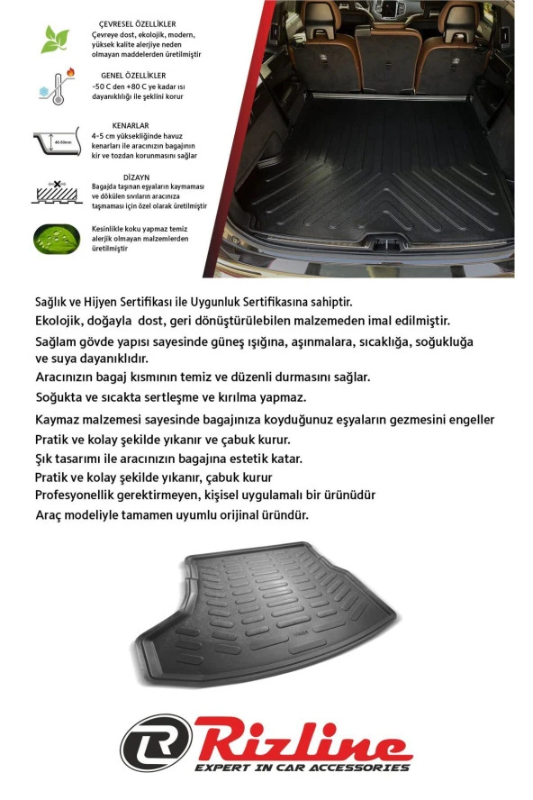 Rizline Renault Captur 2026 Model Bagaj Havuzu