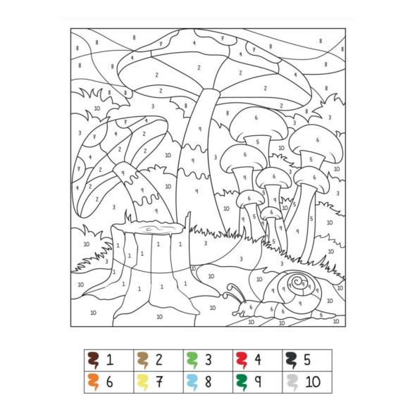 Sayılarla Boyama Seti (24 Süper Poster + 12 Boya Kalemi) - 5