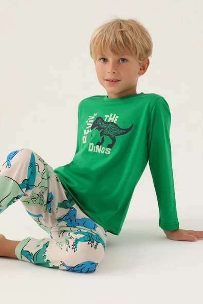 Roly Poly 3363 Garson Revive Erkek Çocuk Pijama Takımı - 7