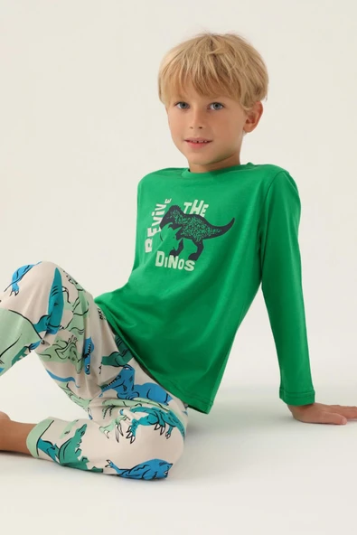 Roly Poly 3363 Garson Revive Erkek Çocuk Pijama Takımı - 6