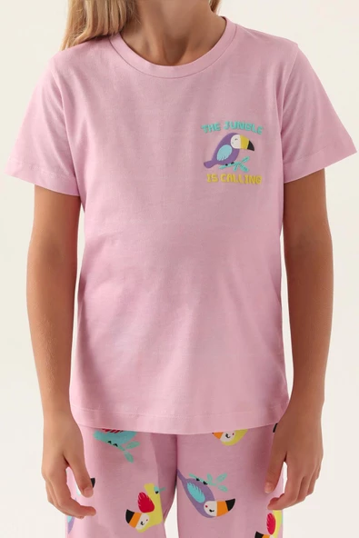 Roly Poly 3403 Garson Jungle Kız Çocuk Pijama Takımı - 10
