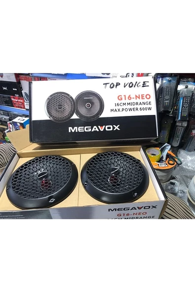 Megavox G16 Neo 600 Wat 100 Rms Mıdrange (neo Serisi Anfiye Takılır