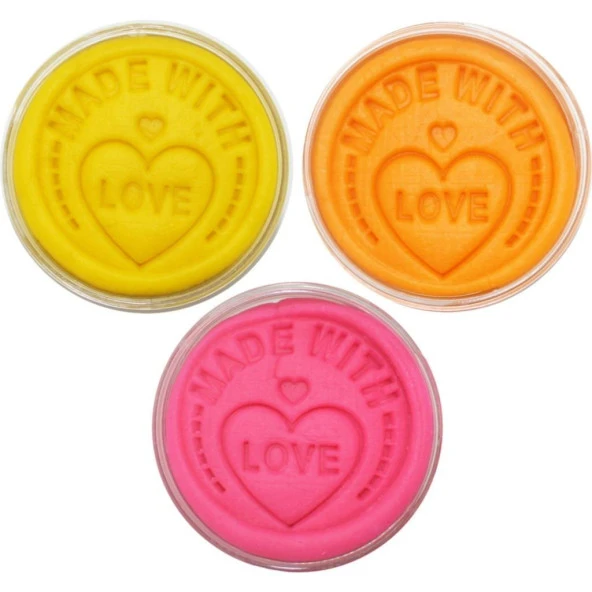 Childgen Doğal Oyun Hamuru Kavanoz 3 Renk 3x125 gr Pembe-Turuncu-Sarı ürün görseli