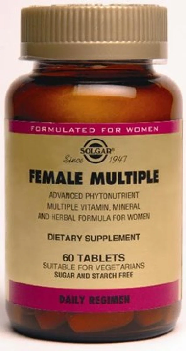 Solgar Female Multiple 60 Tablet