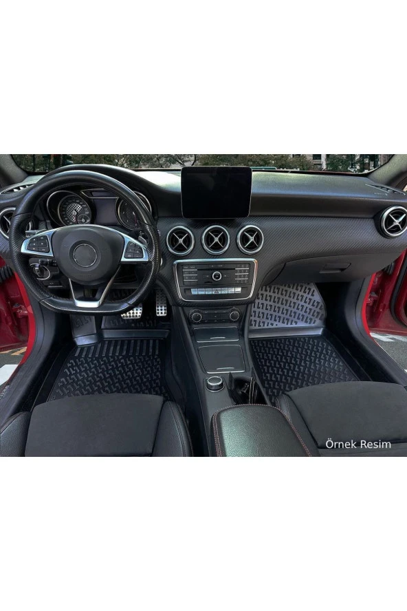 Rizline Dacia Duster 4x4 2018-2022 Araca Özel 3D Havuzlu Paspas Siyah BMY - Resim 5