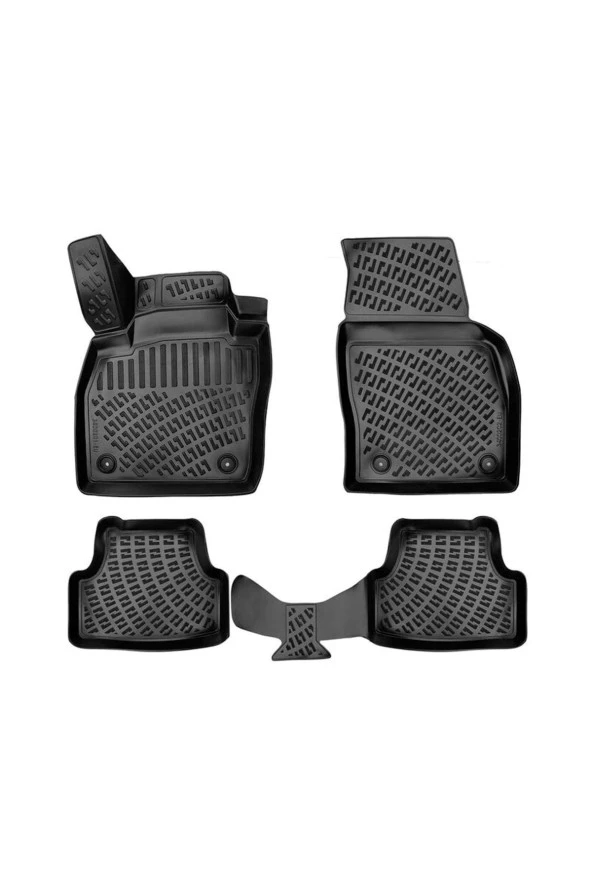 Rizline Volkswagen T-cross 2019 Sonrası 3d Havuzlu Paspas Siyah