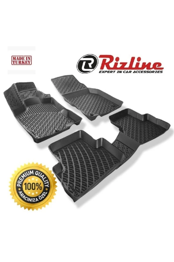 Rizline Ford Custom (2012 SONRASI) 3d Havuzlu Paspas ürün görseli