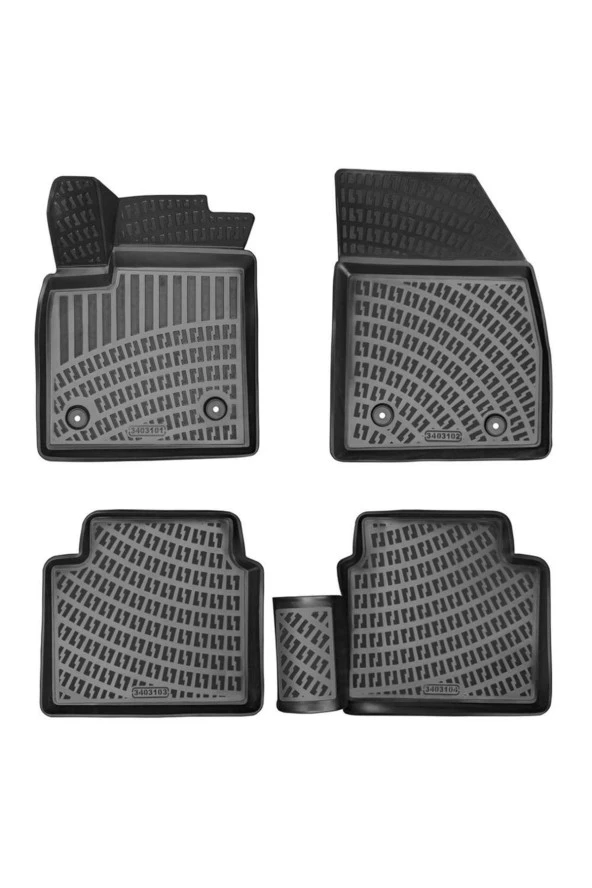 Rizline Ford Focus 4 2018 Model Ve Sonrası 3d Havuzlu Paspas