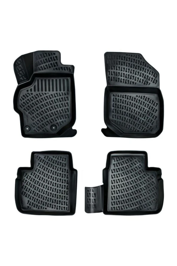 Rizline Peugeot 301 2012 3d Havuzlu Paspas Ve Bagaj Havuzu Siyah - Resim 3