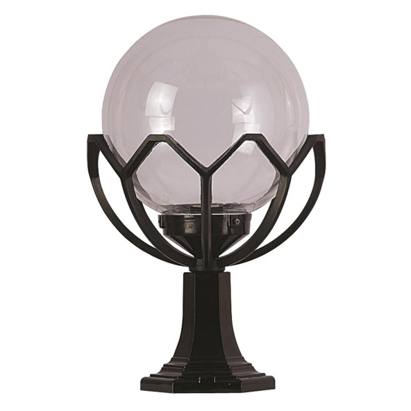 AVONNI BSU-68155-BSY-M2-K Siyah Boyalı Dış Mekan Aydınlatma E27 ABS Akrilik/Polietilen Cam 35cm