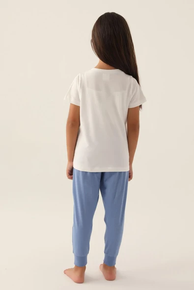 Roly Poly 3390 Garson Butterfly Kız Çocuk Pijama Takımı - Resim 5