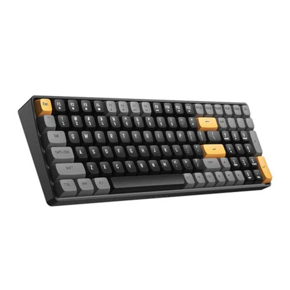 AIGO A100 Brown Sugar Yellow Switch Mekanik Kablosuz Gaming Klavye (İngilizce) - 2