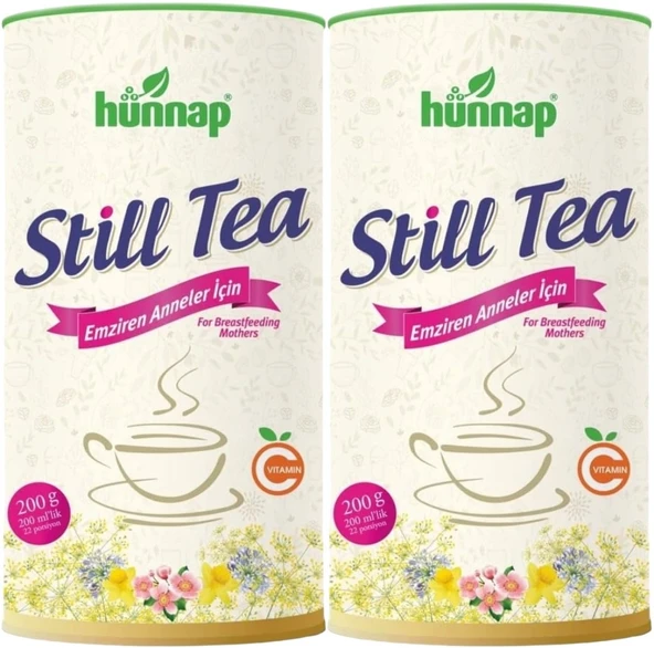 Hünnap Still Tea Emziren Anneler İçin Süt Arttırıcı İçecek 200GR (2 Li Set)