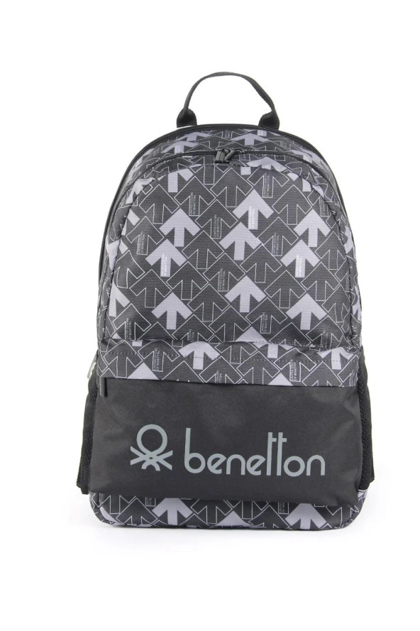 Çocuk Kol Saati Hediyeli Benetton Büyük Kapasiteli Çocuk Okul Çantası B.NT.037038 - 3