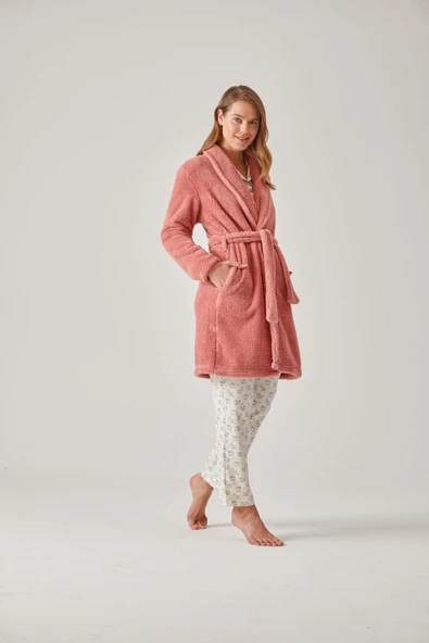 Pamuk Pamuk 24168 Kadın Welsoft Tek Sabahlık - 2