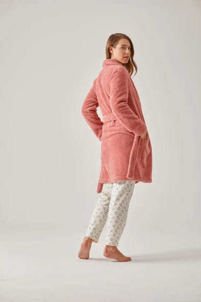 Pamuk Pamuk 24168 Kadın Welsoft Tek Sabahlık - 4