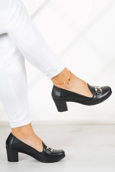 Erkan Saçmacı Emery Siyah Hakiki Deri Loafer Ayakkabı ürün görseli 1