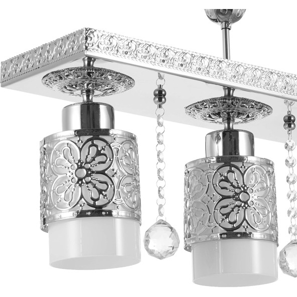 Sedef Avize 8390-3 CH 3'lü Krom Avize - 2