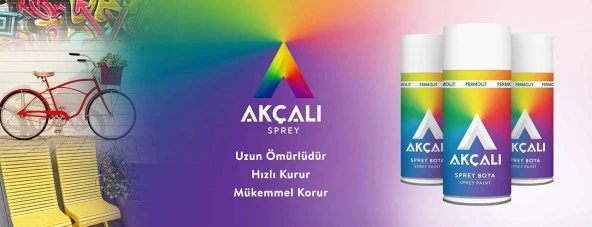 Akçalı Sprey Boya - 000 Parlak Vernik - 2