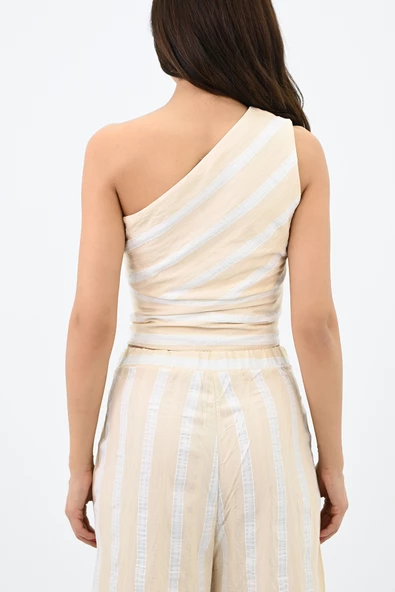 Kadın Tek Omuz Çizgili Takım 0013 24026 - 4